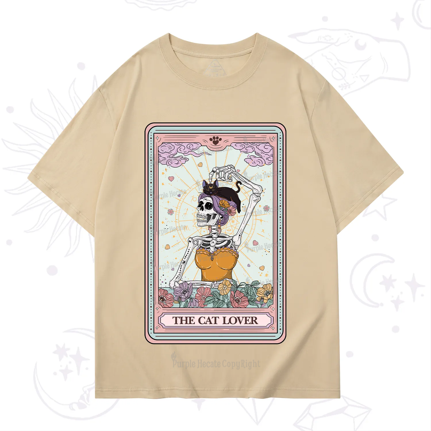 Purplehecate The Cat Lover Tarot T-Shirt