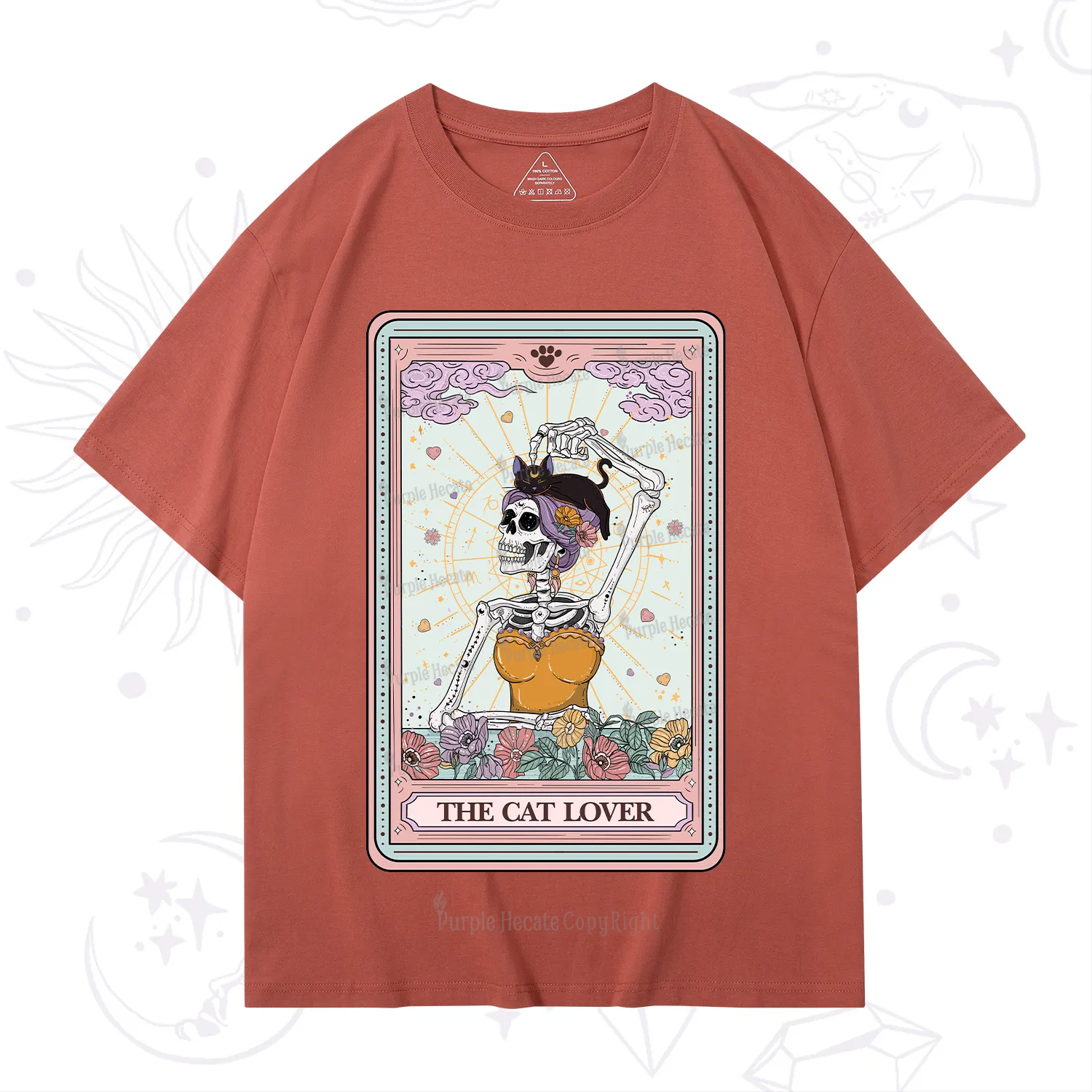 Purplehecate The Cat Lover Tarot T-Shirt