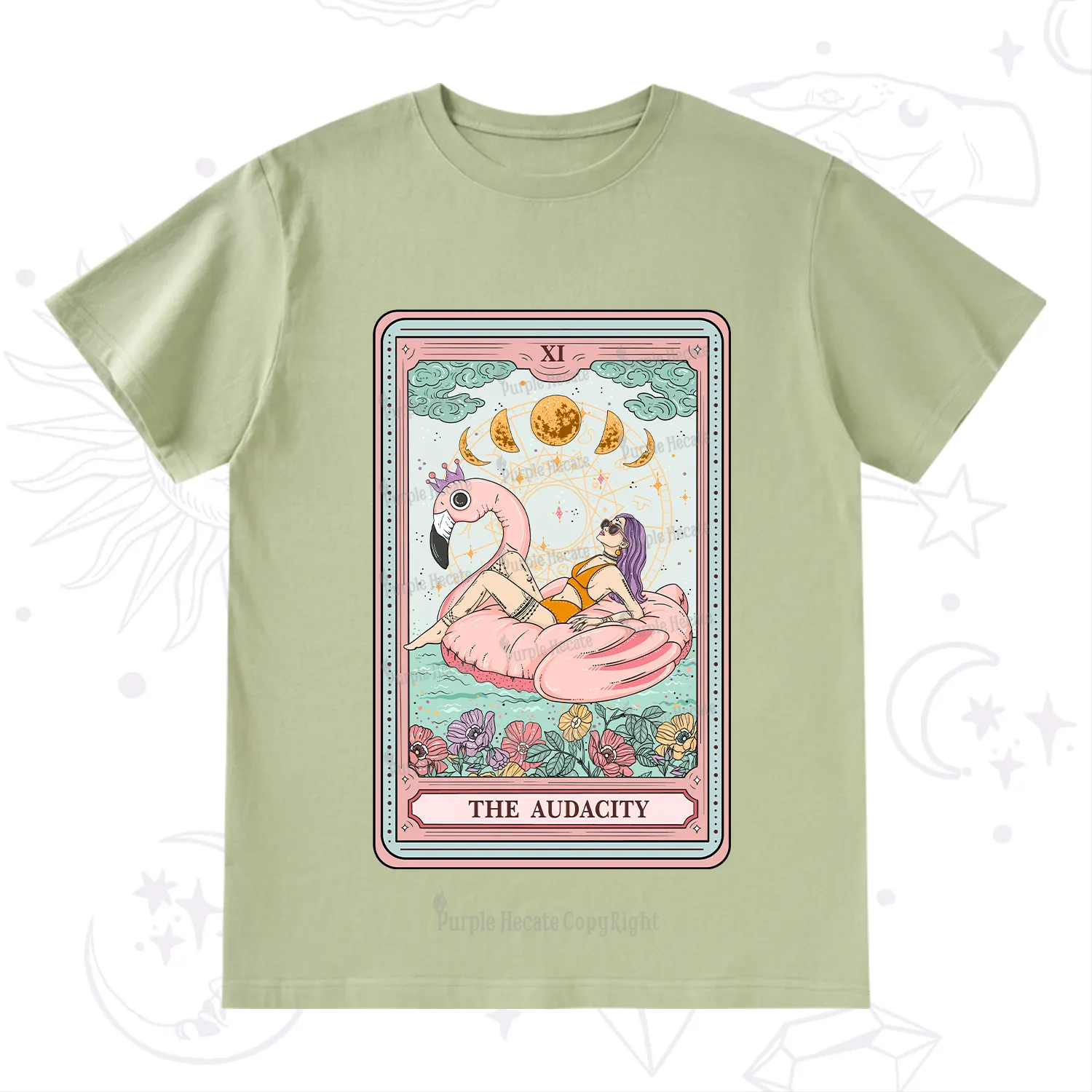 Purplehecate The Vacation Audacity Tarot T-Shirt