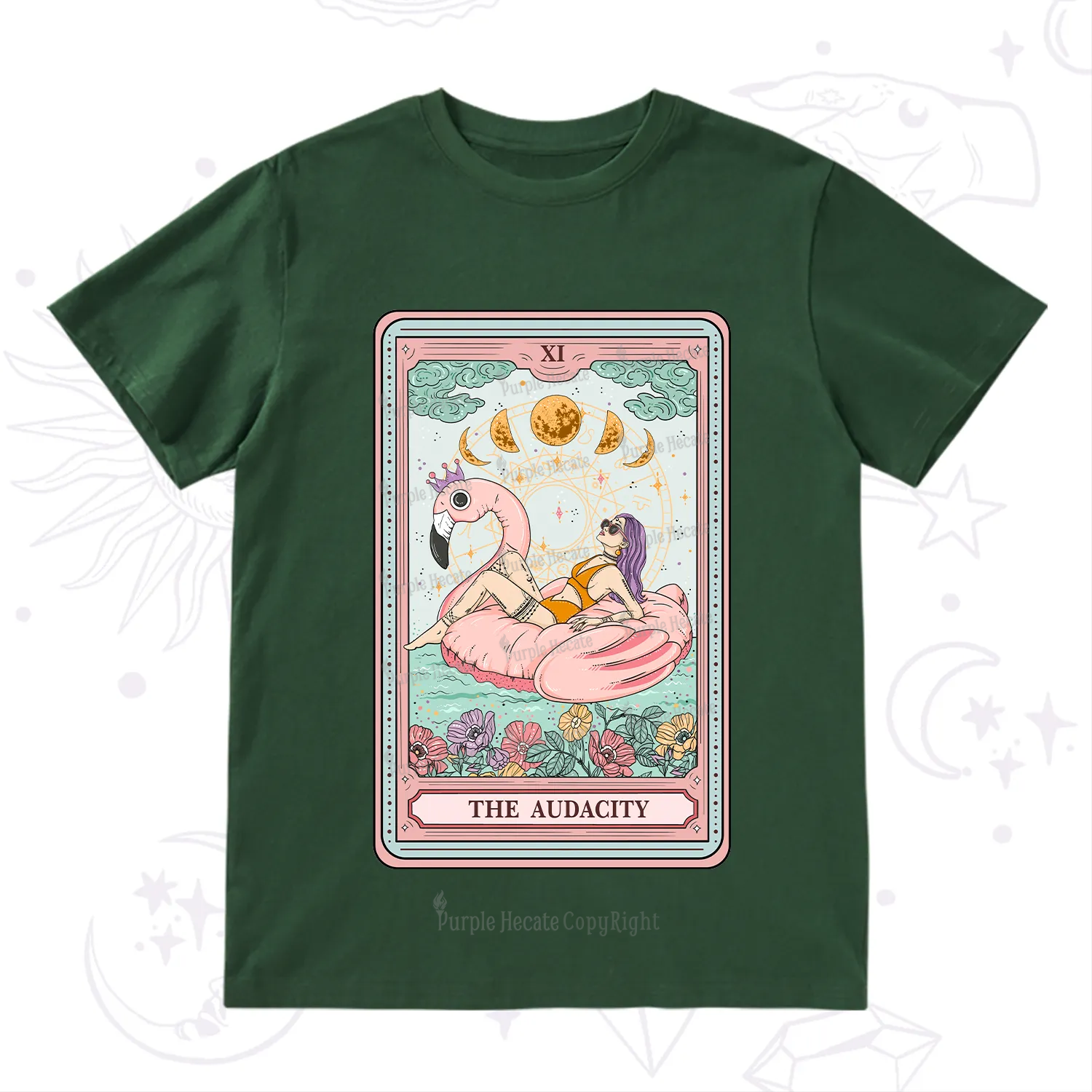 Purplehecate The Vacation Audacity Tarot T-Shirt