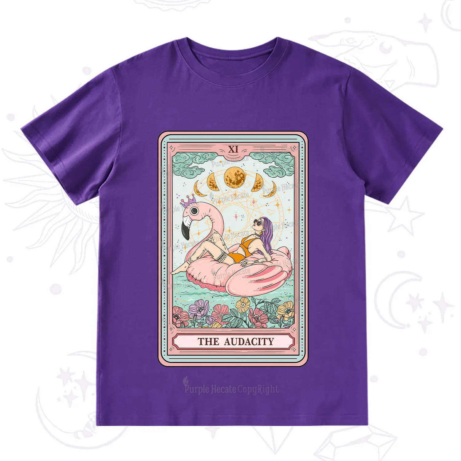 Purplehecate The Vacation Audacity Tarot T-Shirt
