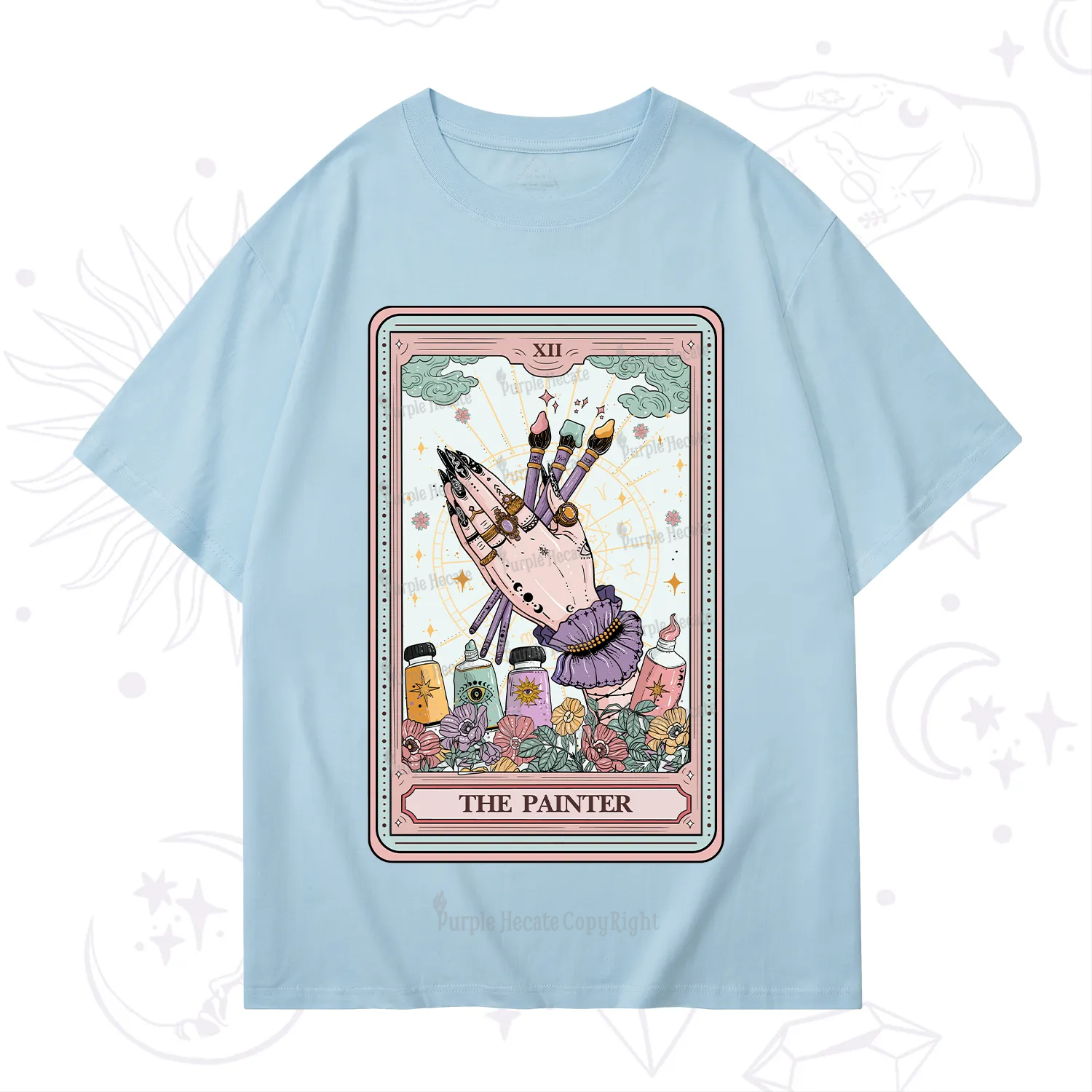 Purplehecate The Occult Painter Tarot T-Shirt
