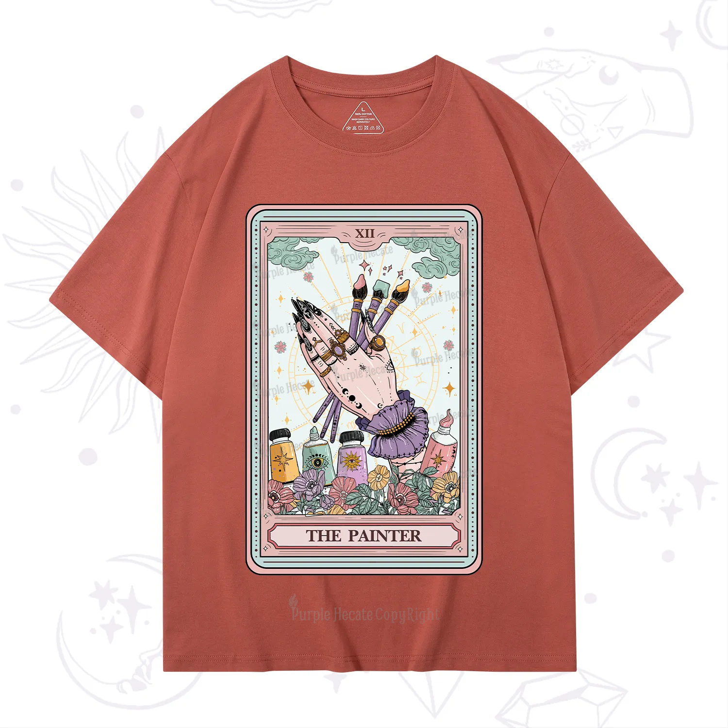 Purplehecate The Occult Painter Tarot T-Shirt