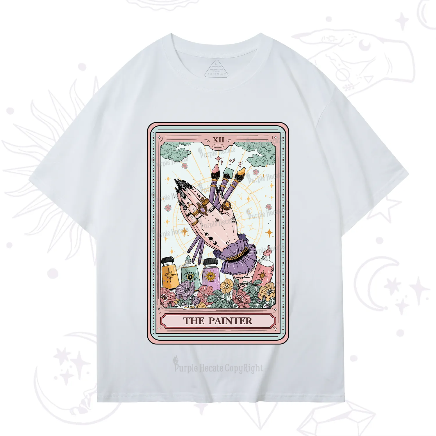 Purplehecate The Occult Painter Tarot T-Shirt