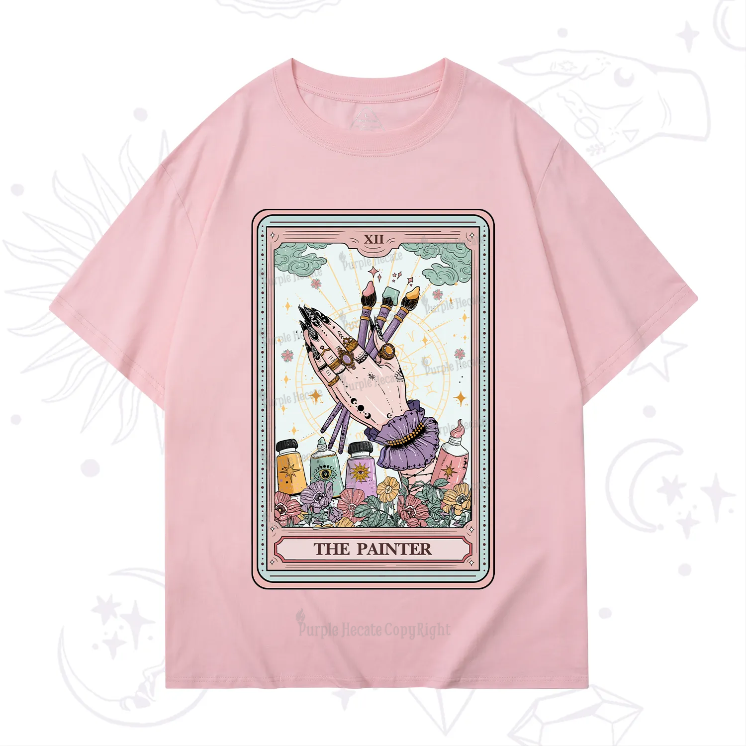 Purplehecate The Occult Painter Tarot T-Shirt