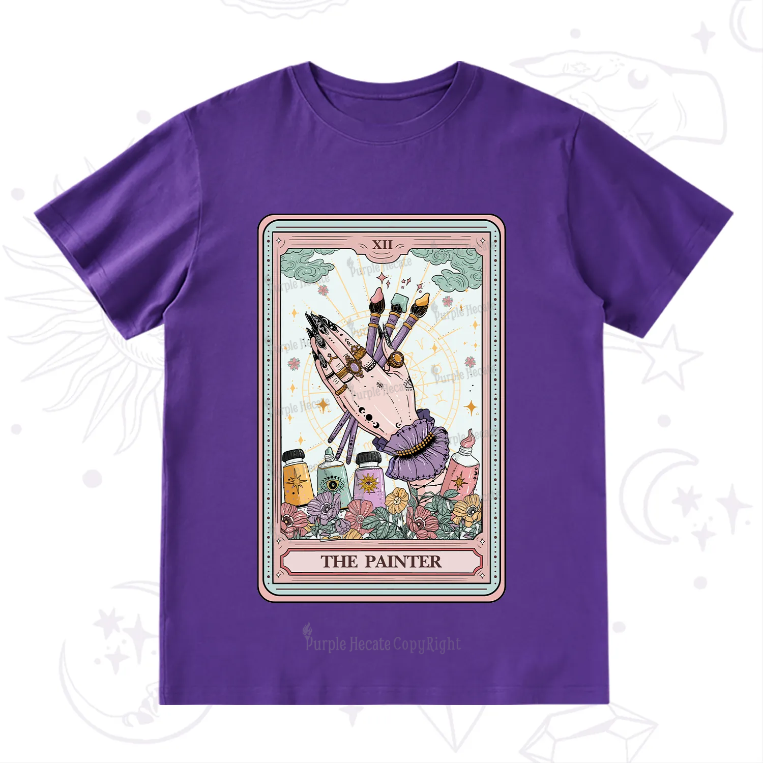 Purplehecate The Occult Painter Tarot T-Shirt