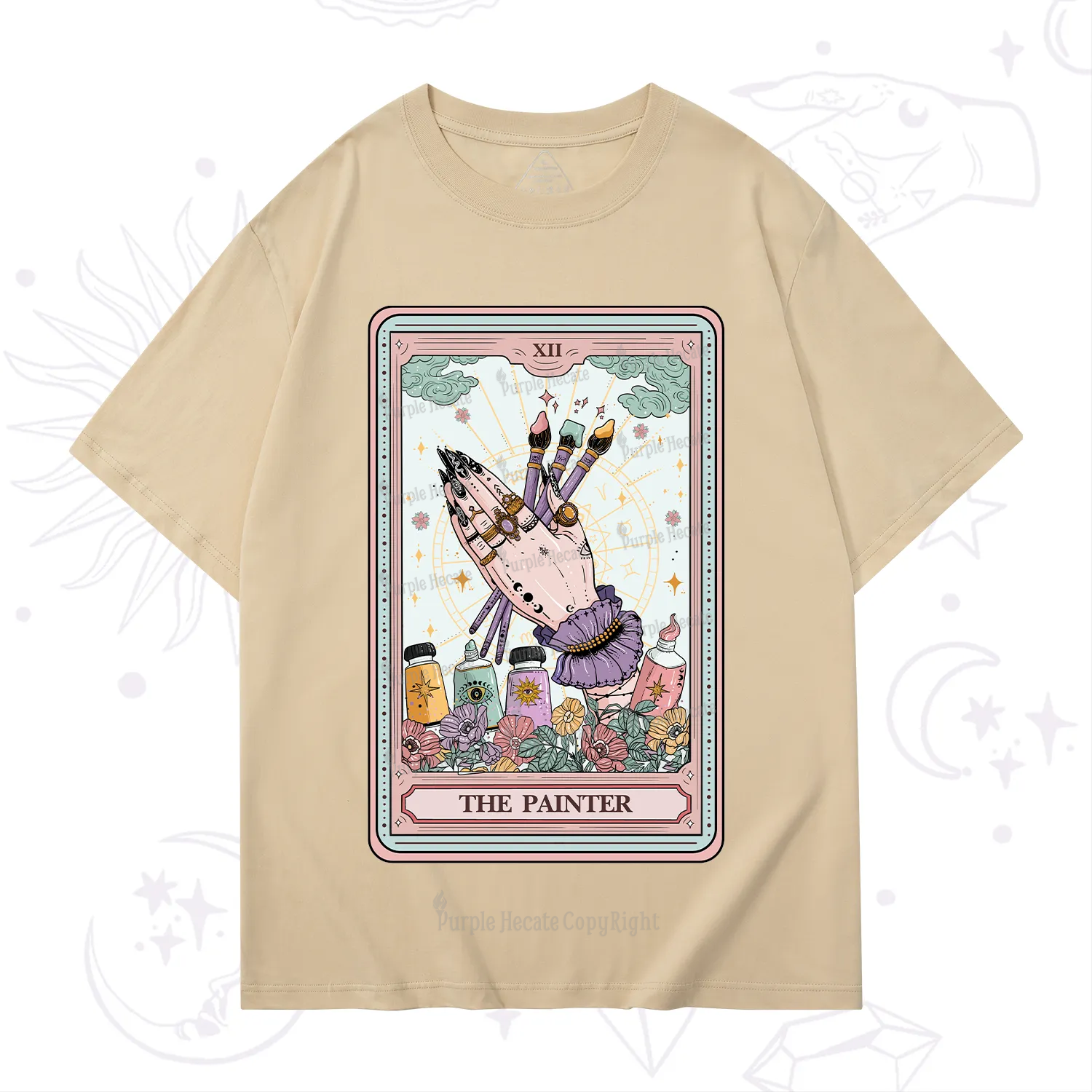Purplehecate The Occult Painter Tarot T-Shirt