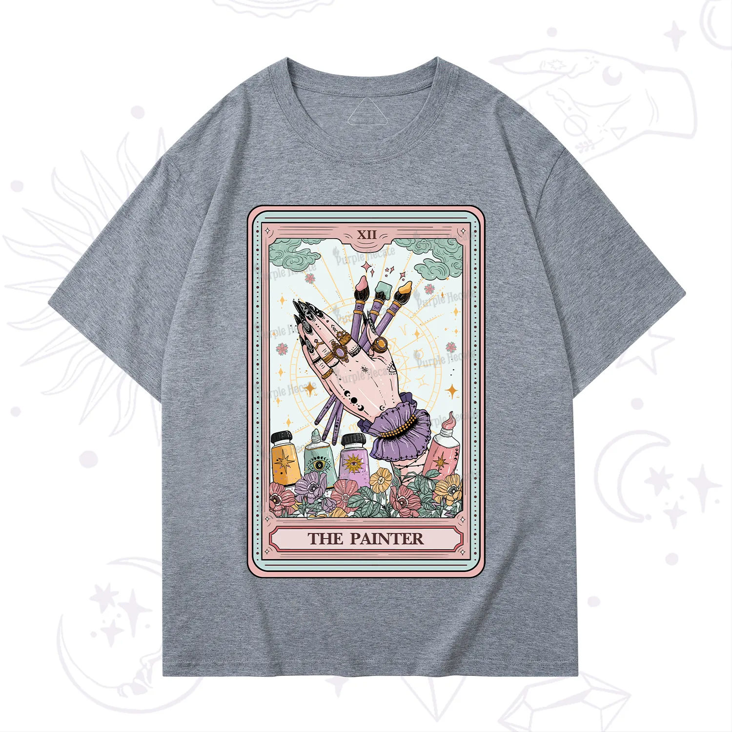 Purplehecate The Occult Painter Tarot T-Shirt