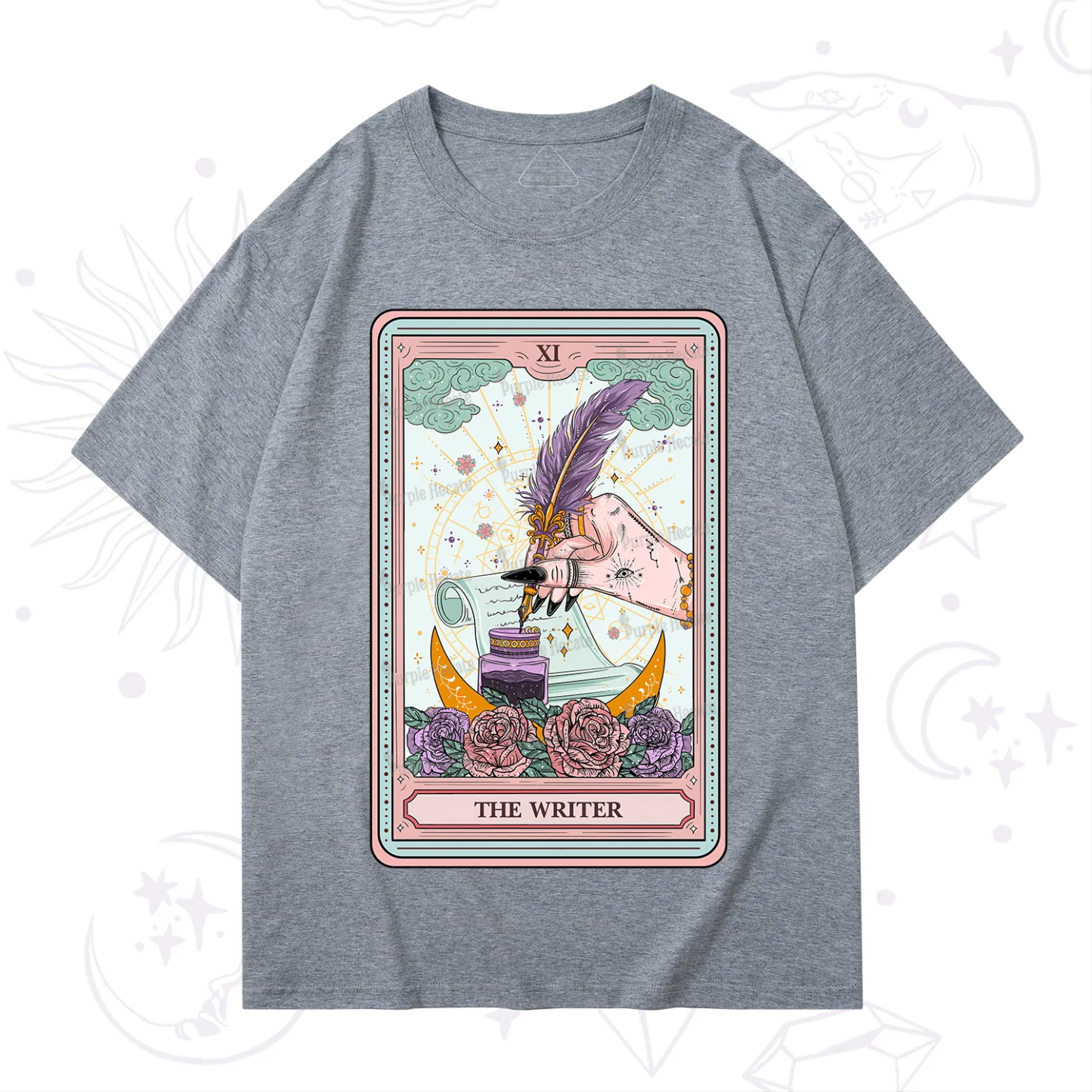 Purplehecate The Writer Tarot T-Shirt