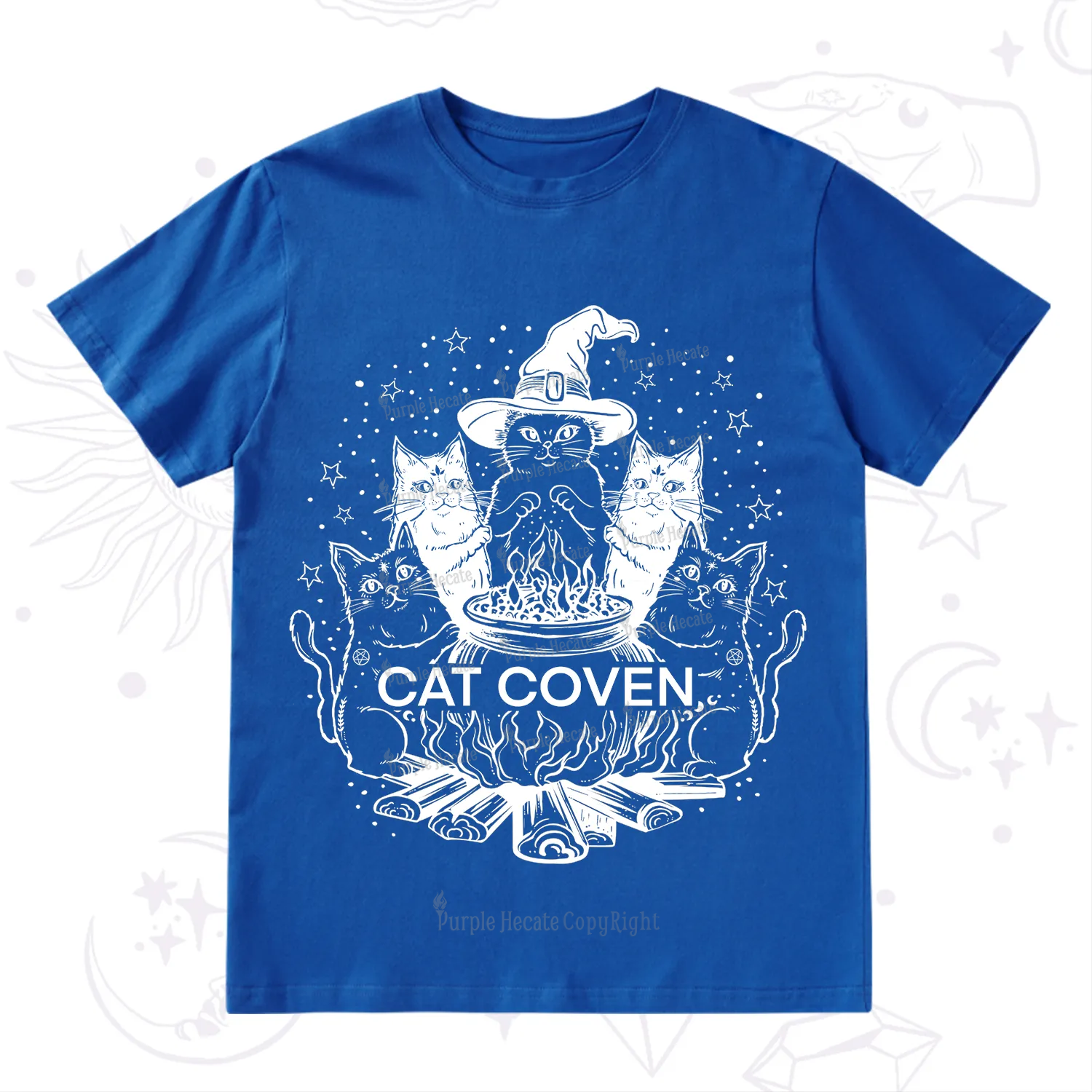 Purplehecate Witchy Cat Coven T-Shirt