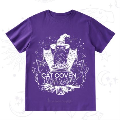 Purplehecate Witchy Cat Coven T-Shirt