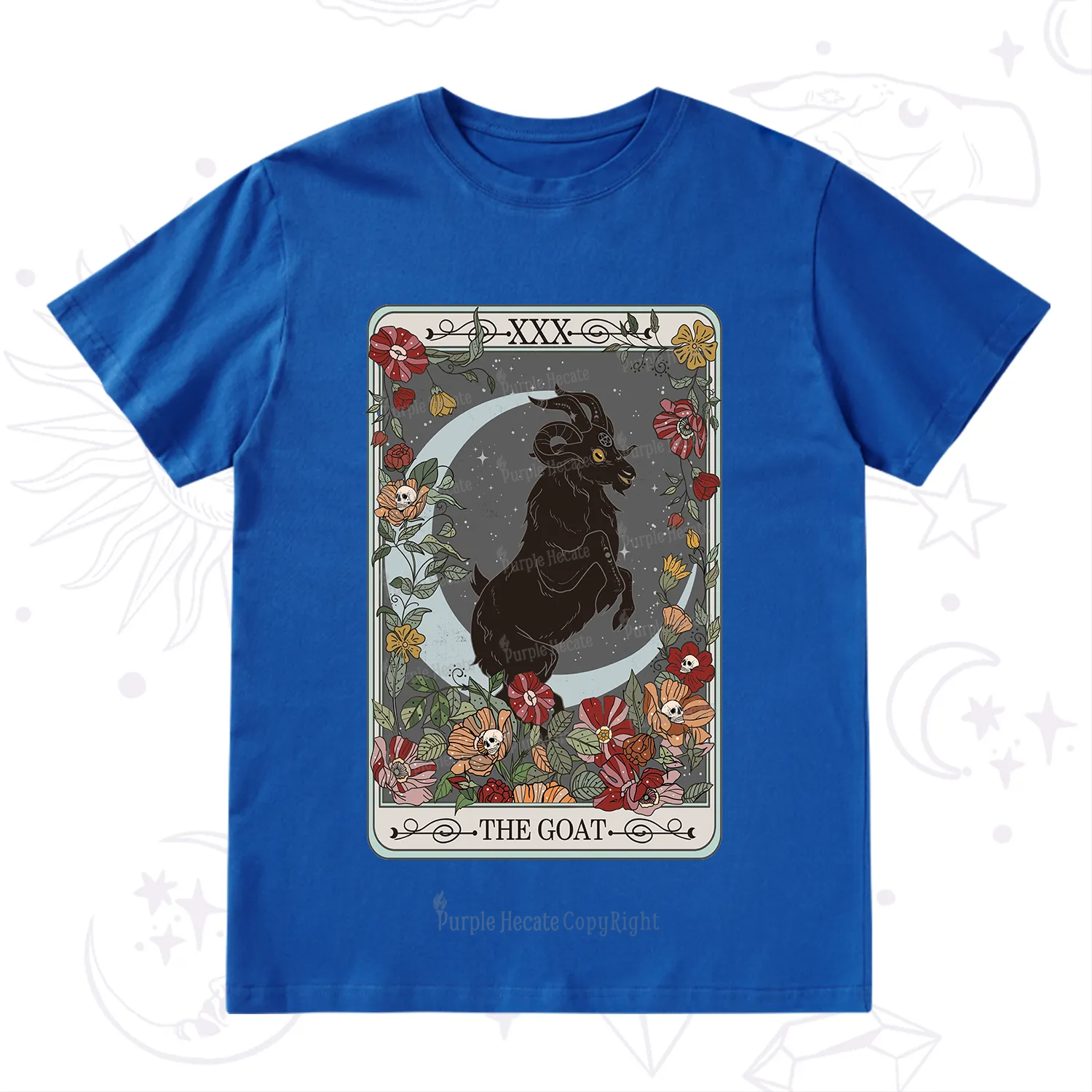Purplehecate The Goat Tarot Card T-Shirt