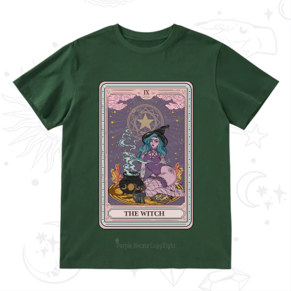 Purplehecate The Alchemy Witch Tarot Card T-Shirt