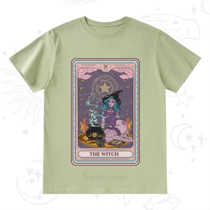 Purplehecate The Alchemy Witch Tarot Card T-Shirt
