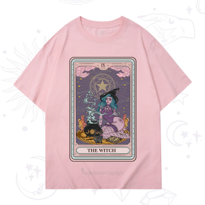 Purplehecate The Alchemy Witch Tarot Card T-Shirt