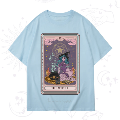 Purplehecate The Alchemy Witch Tarot Card T-Shirt