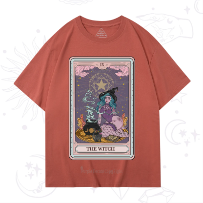 Purplehecate The Alchemy Witch Tarot Card T-Shirt