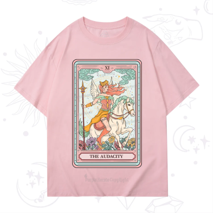 Purplehecate The Audacity Winged Goddess Tarot Card T-Shirt