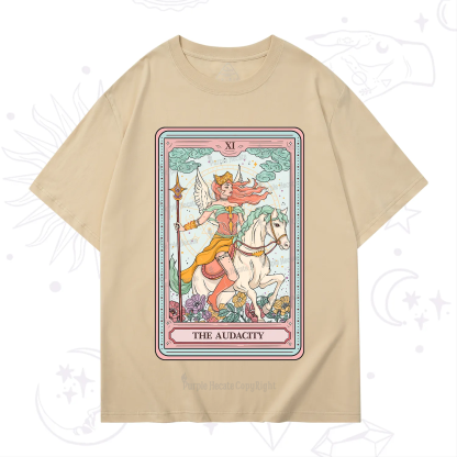 Purplehecate The Audacity Winged Goddess Tarot Card T-Shirt