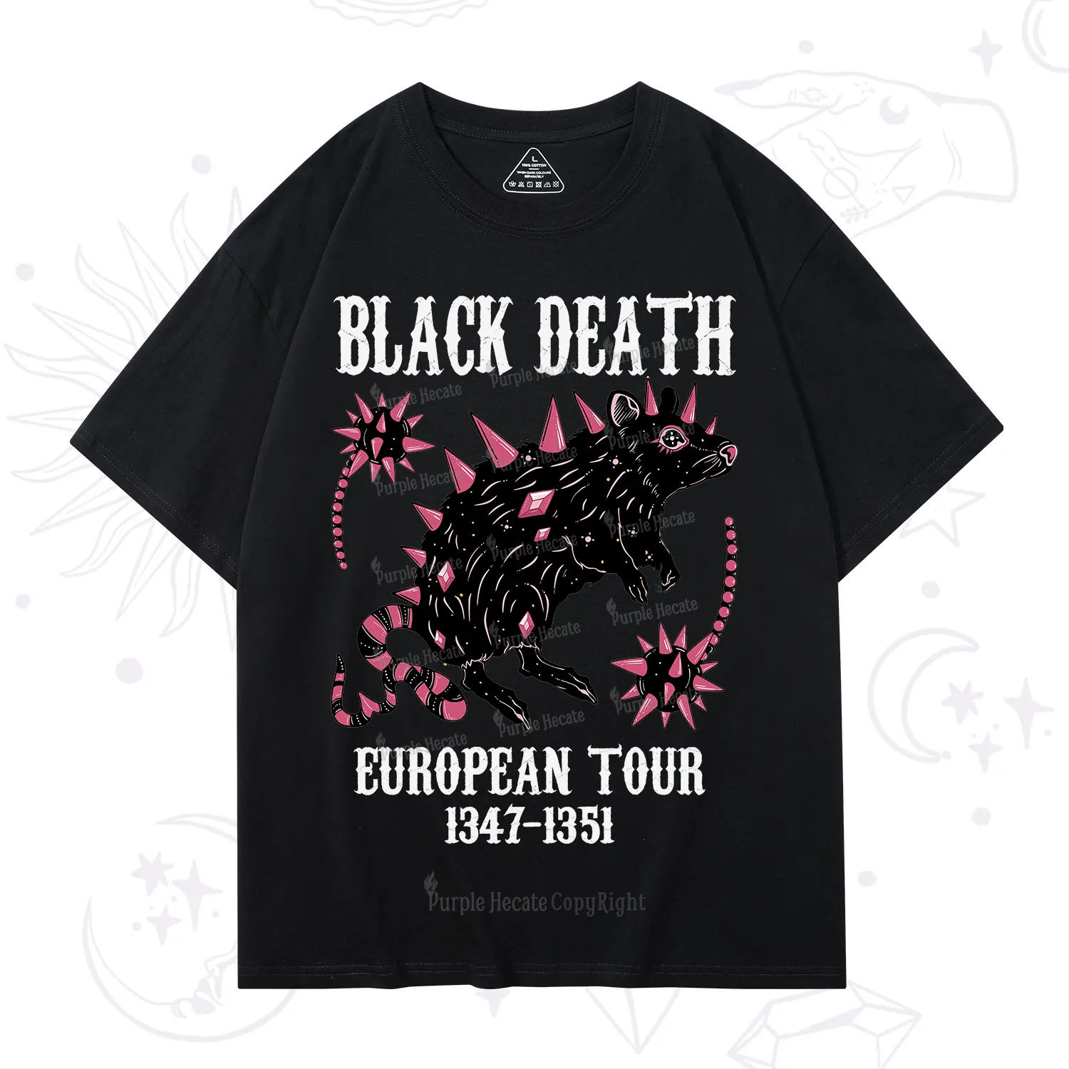 Purplehecate Black Death T-Shirt