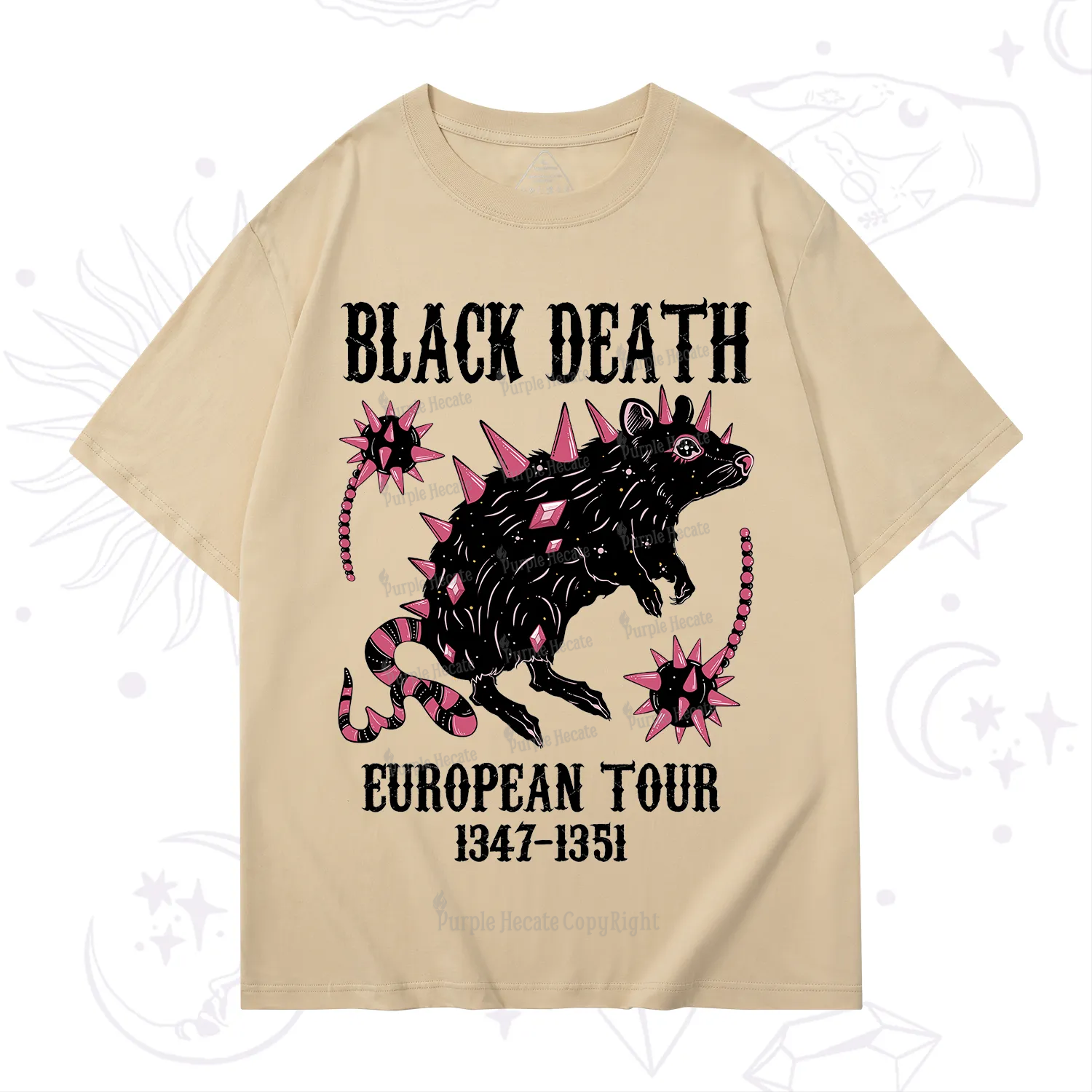 Purplehecate Black Death T-Shirt