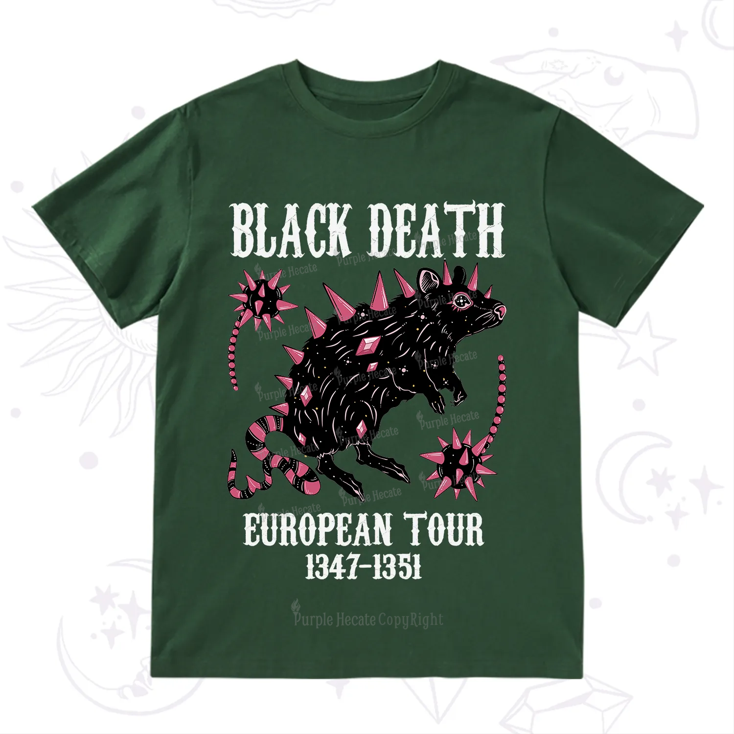 Purplehecate Black Death T-Shirt