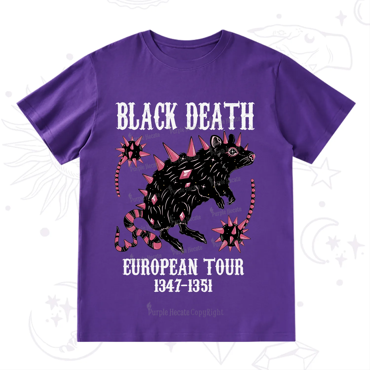 Purplehecate Black Death T-Shirt