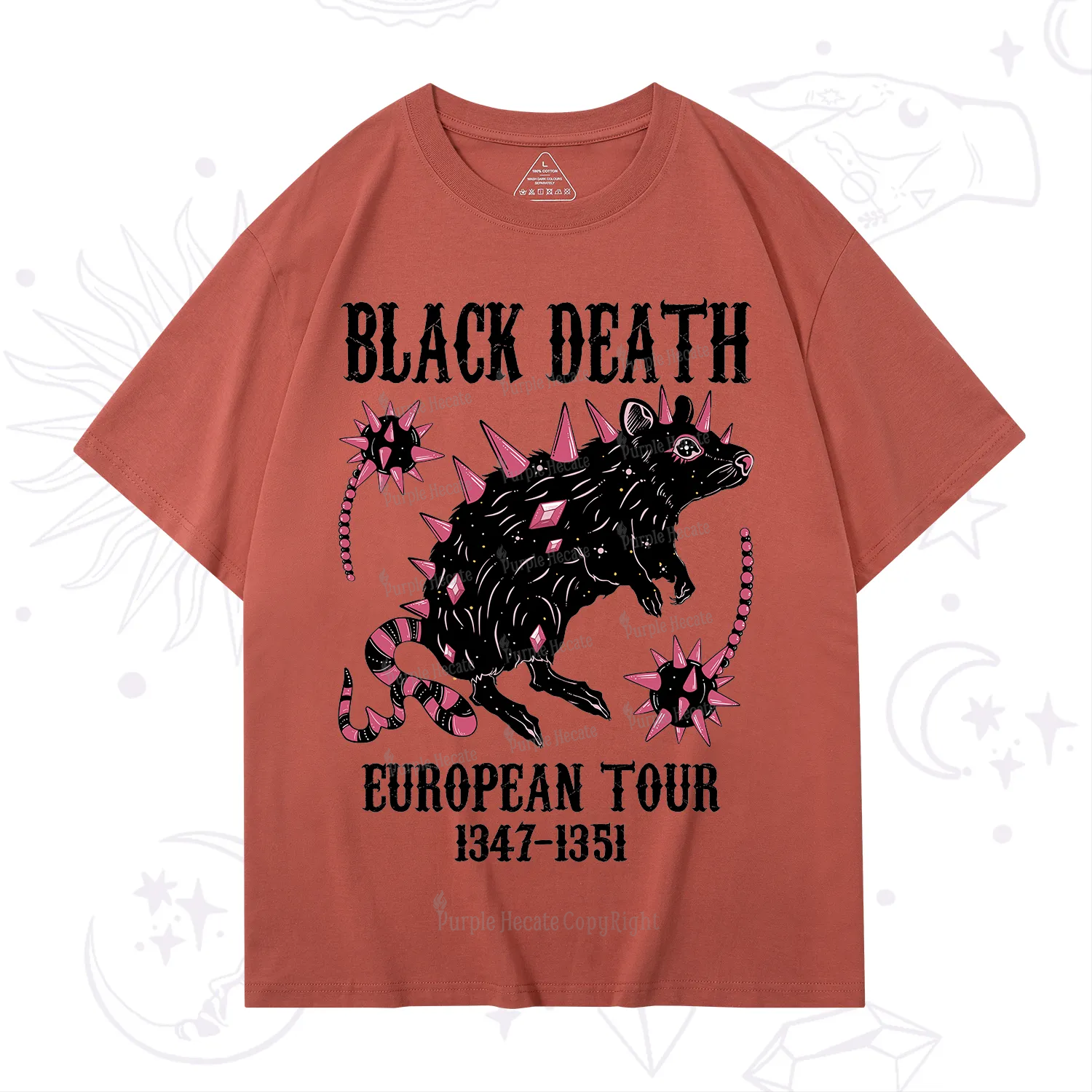 Purplehecate Black Death T-Shirt