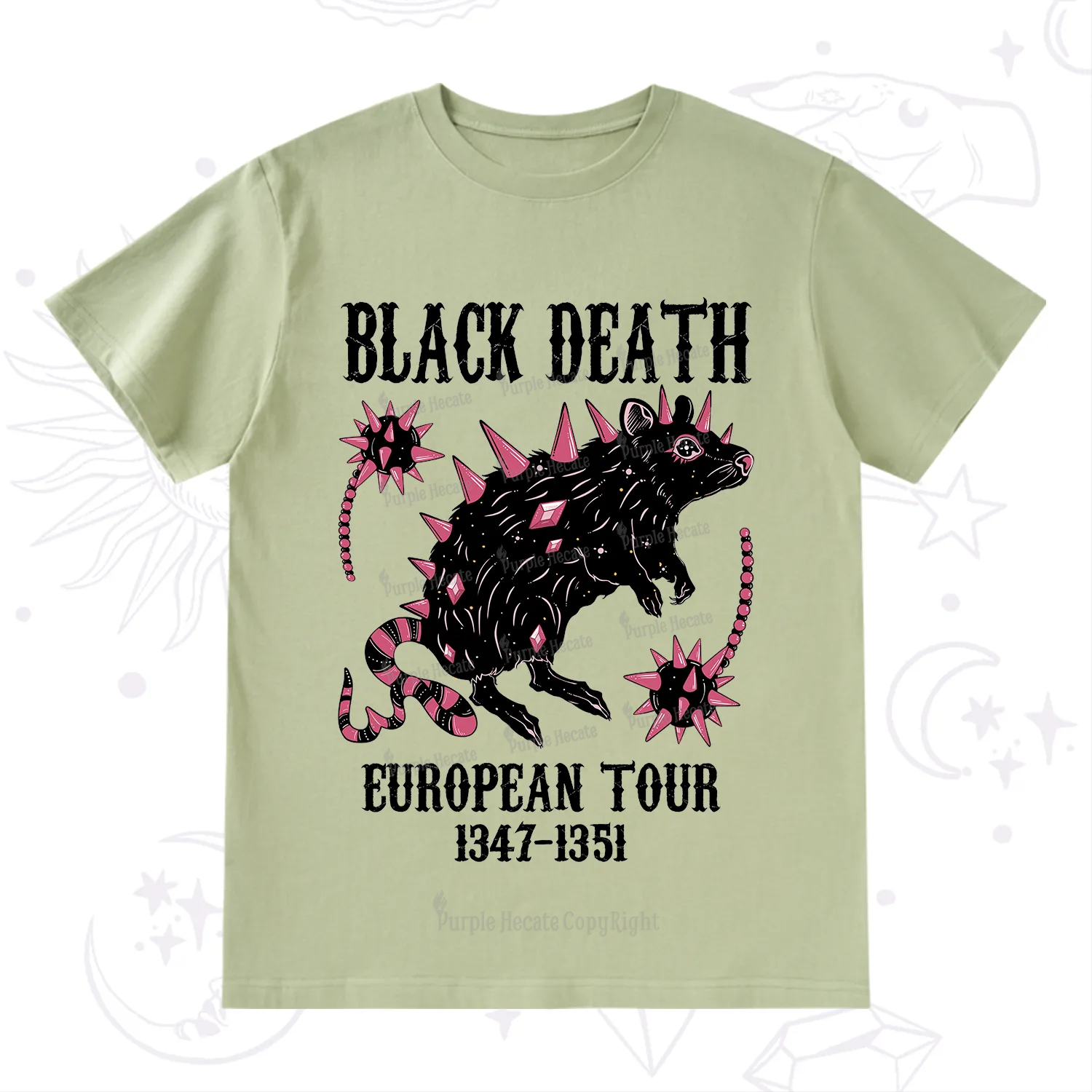 Purplehecate Black Death T-Shirt