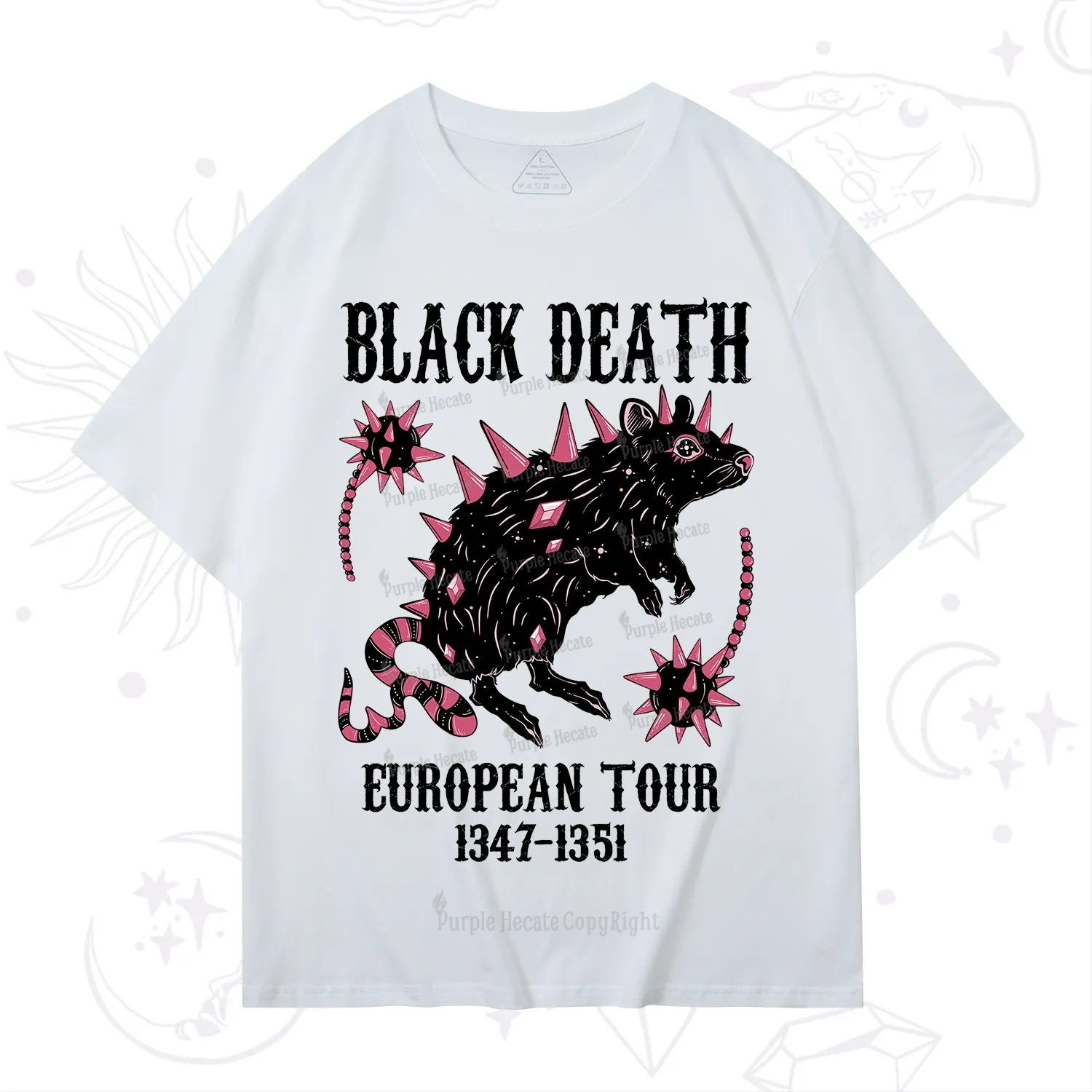 Purplehecate Black Death T-Shirt