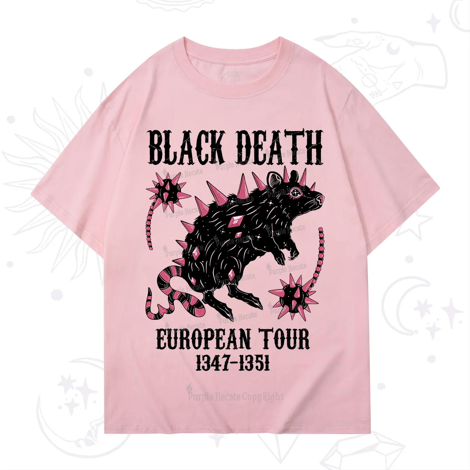 Purplehecate Black Death T-Shirt