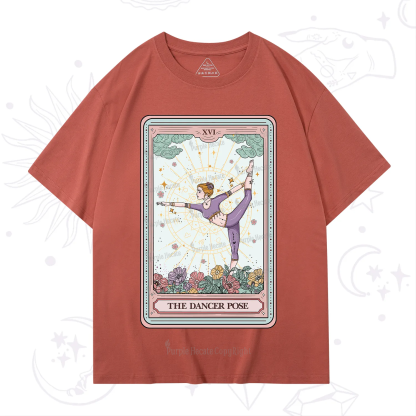 Purplehecate The Dancer Pose Tarot Card T-Shirt