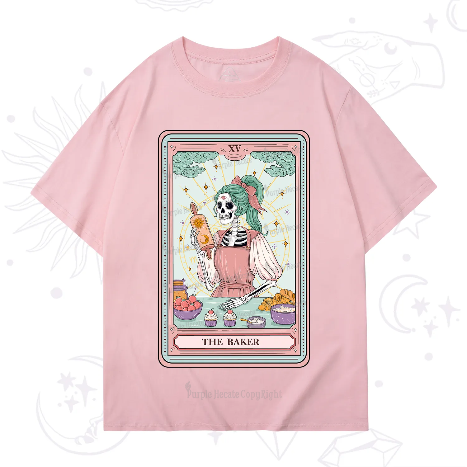 Purplehecate The Bakery Tarot Card T-Shirt