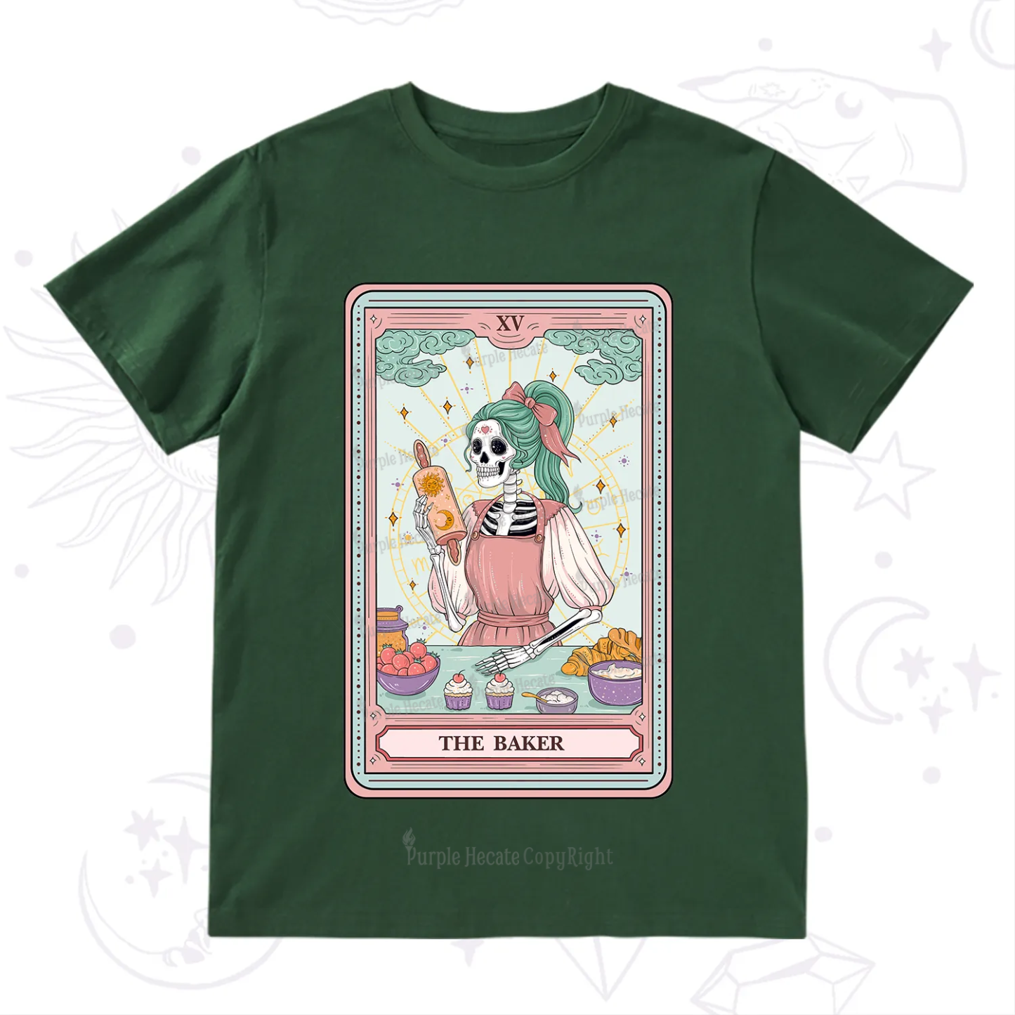 Purplehecate The Bakery Tarot Card T-Shirt