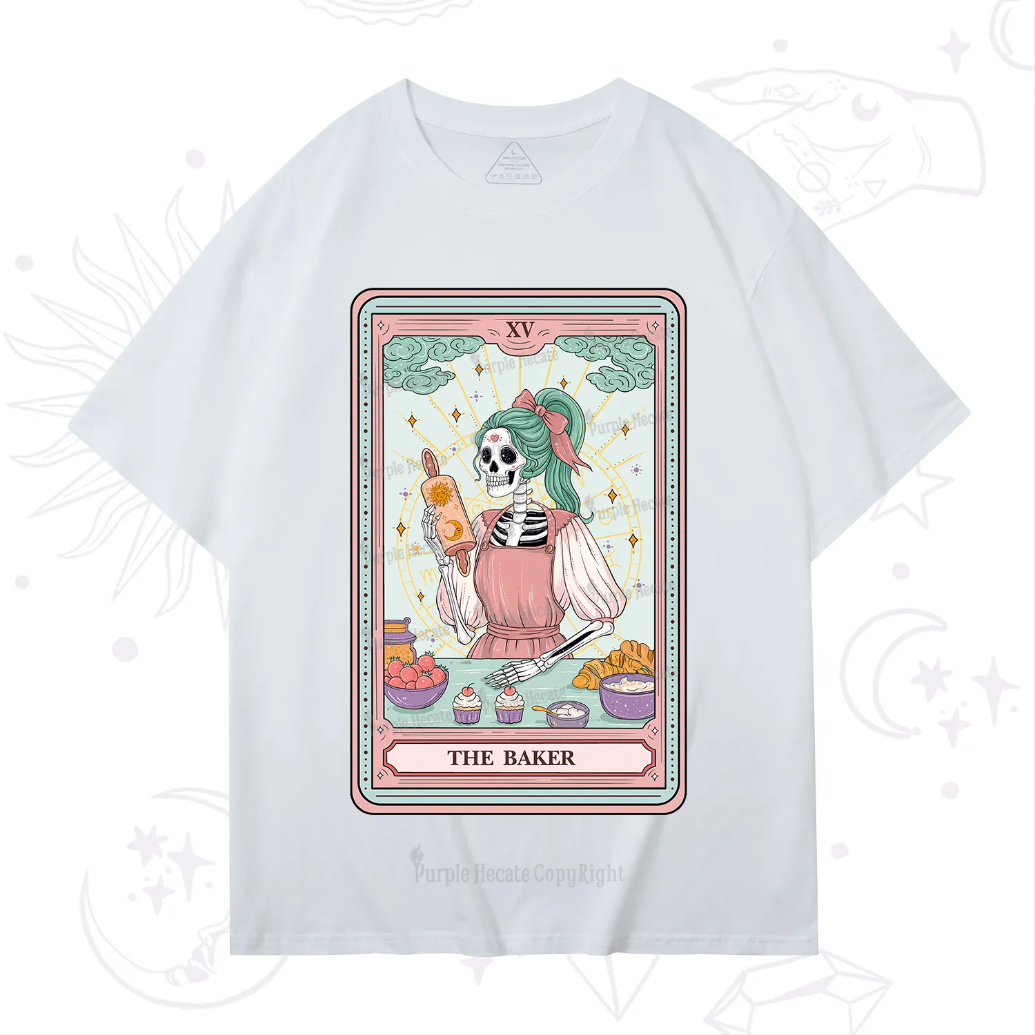 Purplehecate The Bakery Tarot Card T-Shirt
