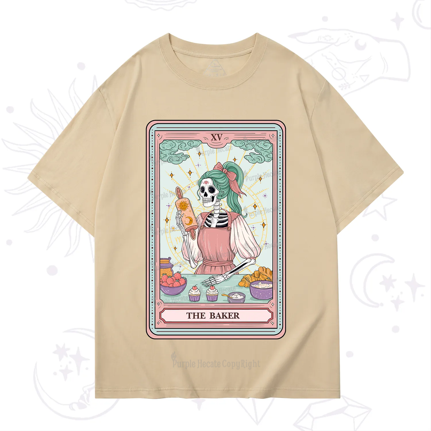 Purplehecate The Bakery Tarot Card T-Shirt