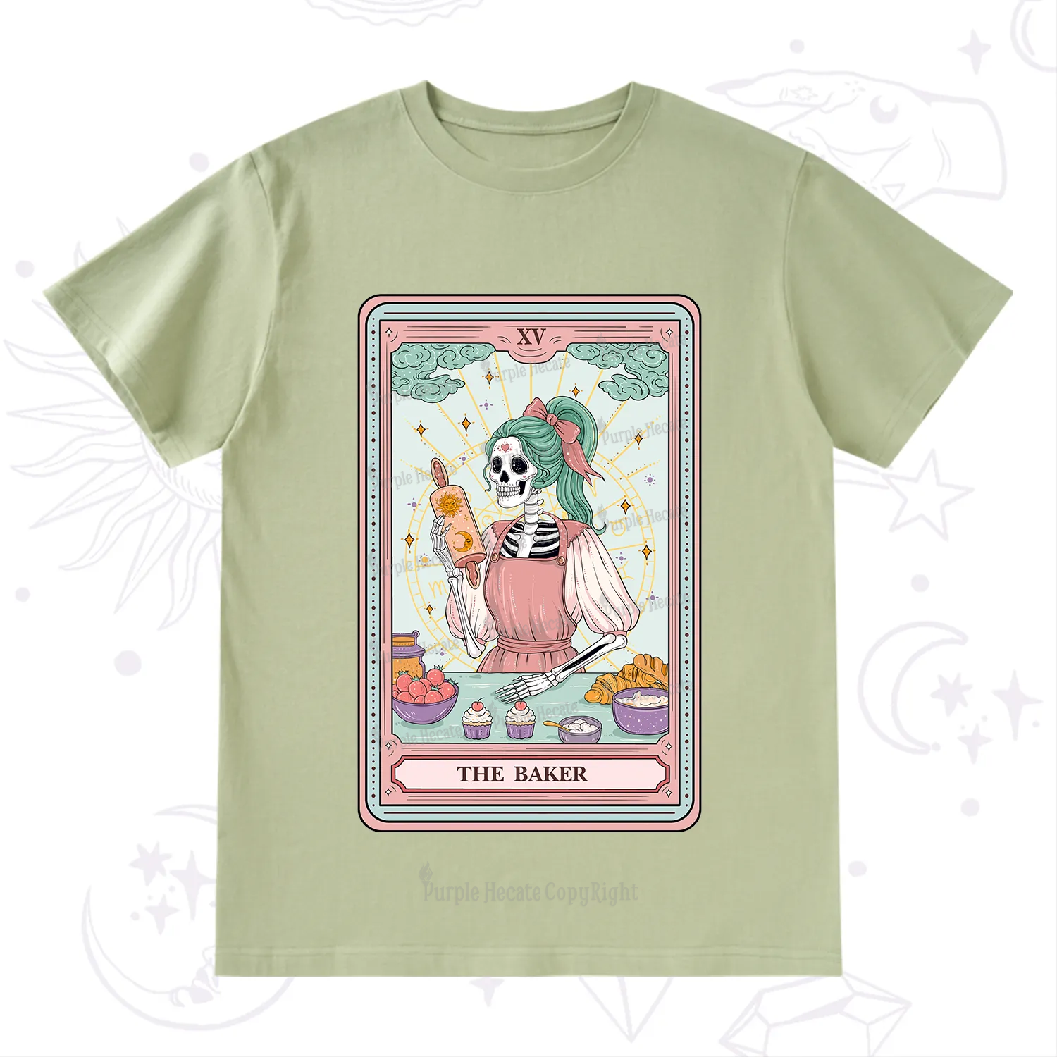 Purplehecate The Bakery Tarot Card T-Shirt