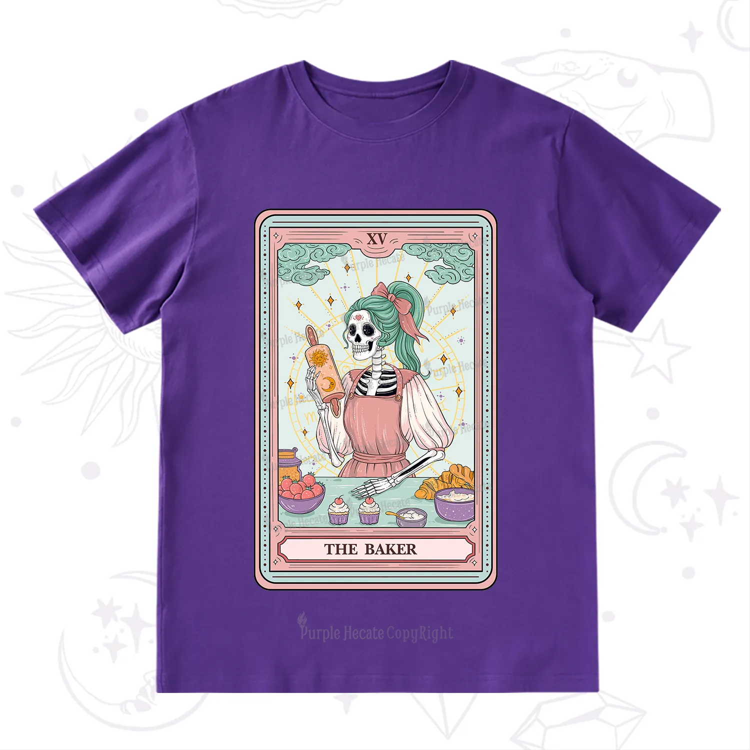 Purplehecate The Bakery Tarot Card T-Shirt