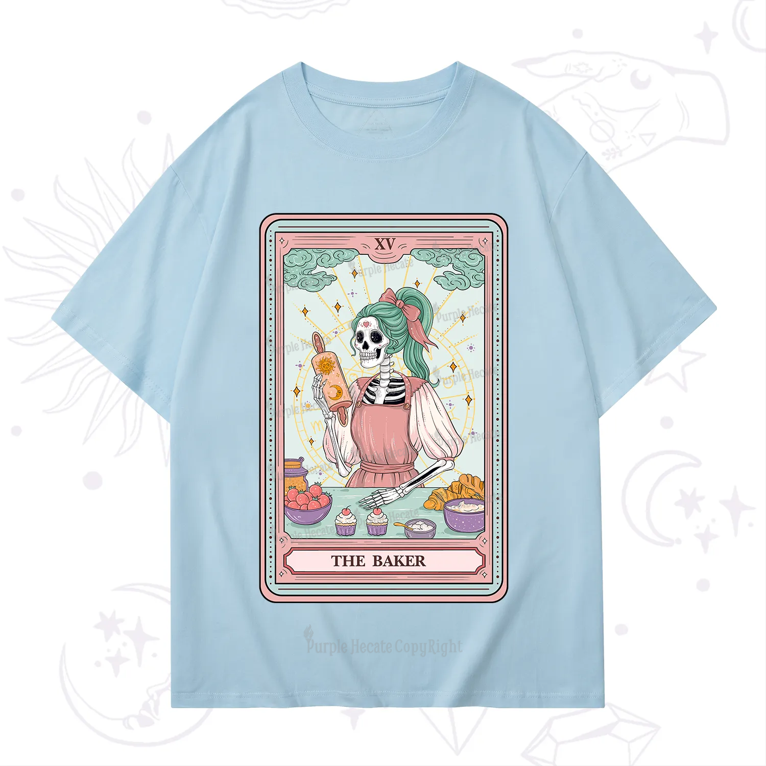 Purplehecate The Bakery Tarot Card T-Shirt