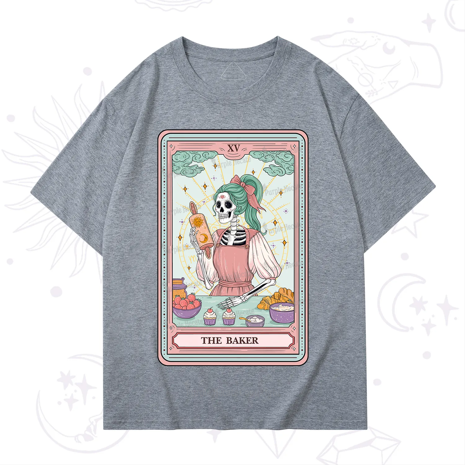 Purplehecate The Bakery Tarot Card T-Shirt