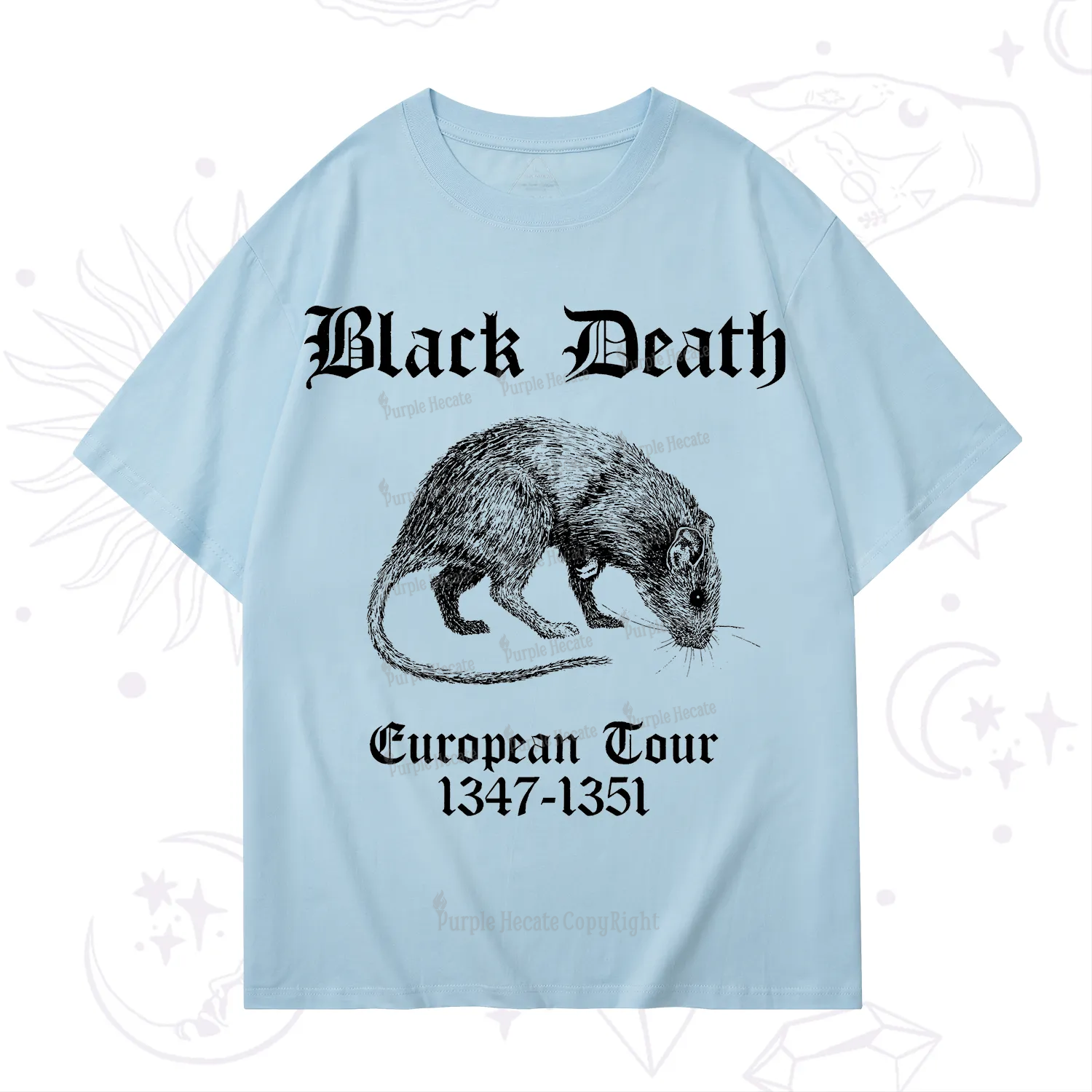Purplehecate Black Death European Tour T-Shirt