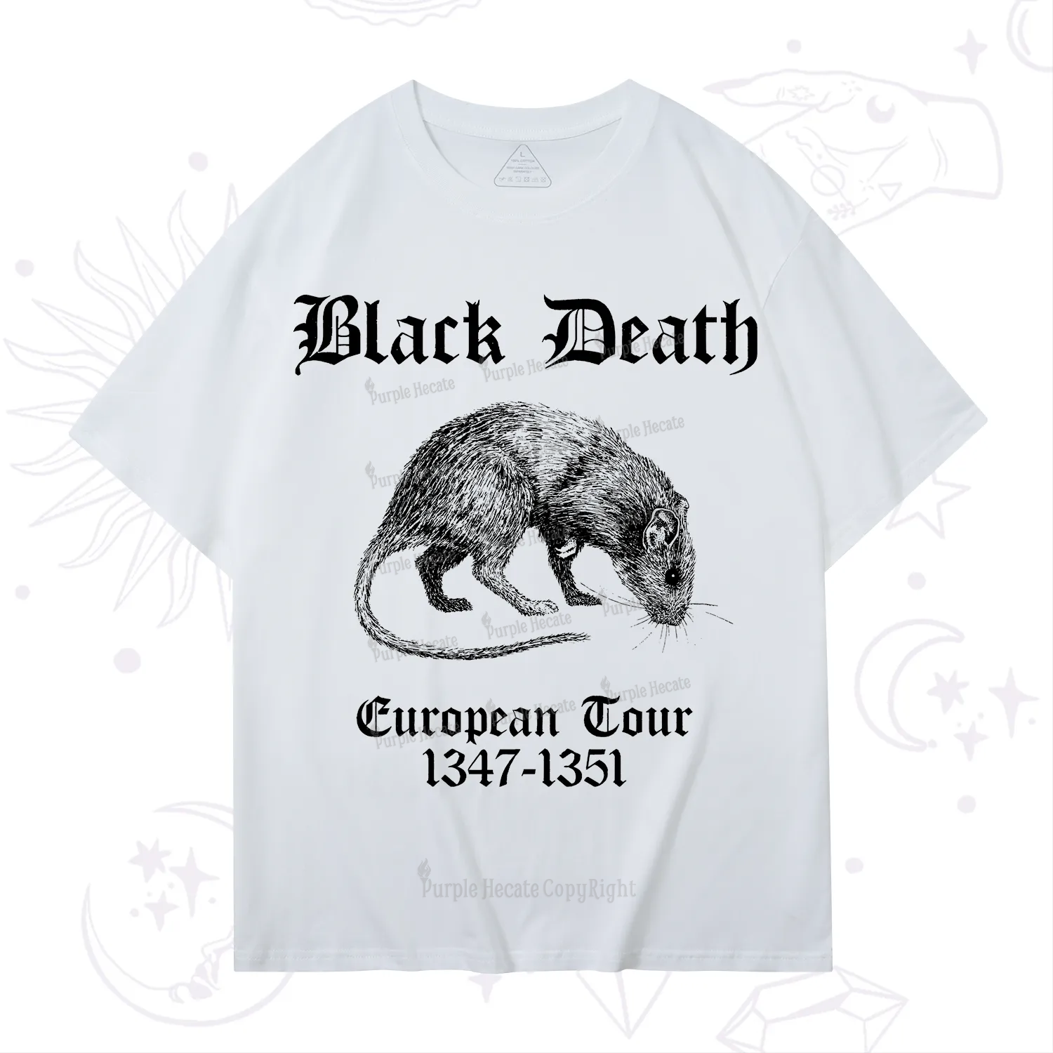 Purplehecate Black Death European Tour T-Shirt