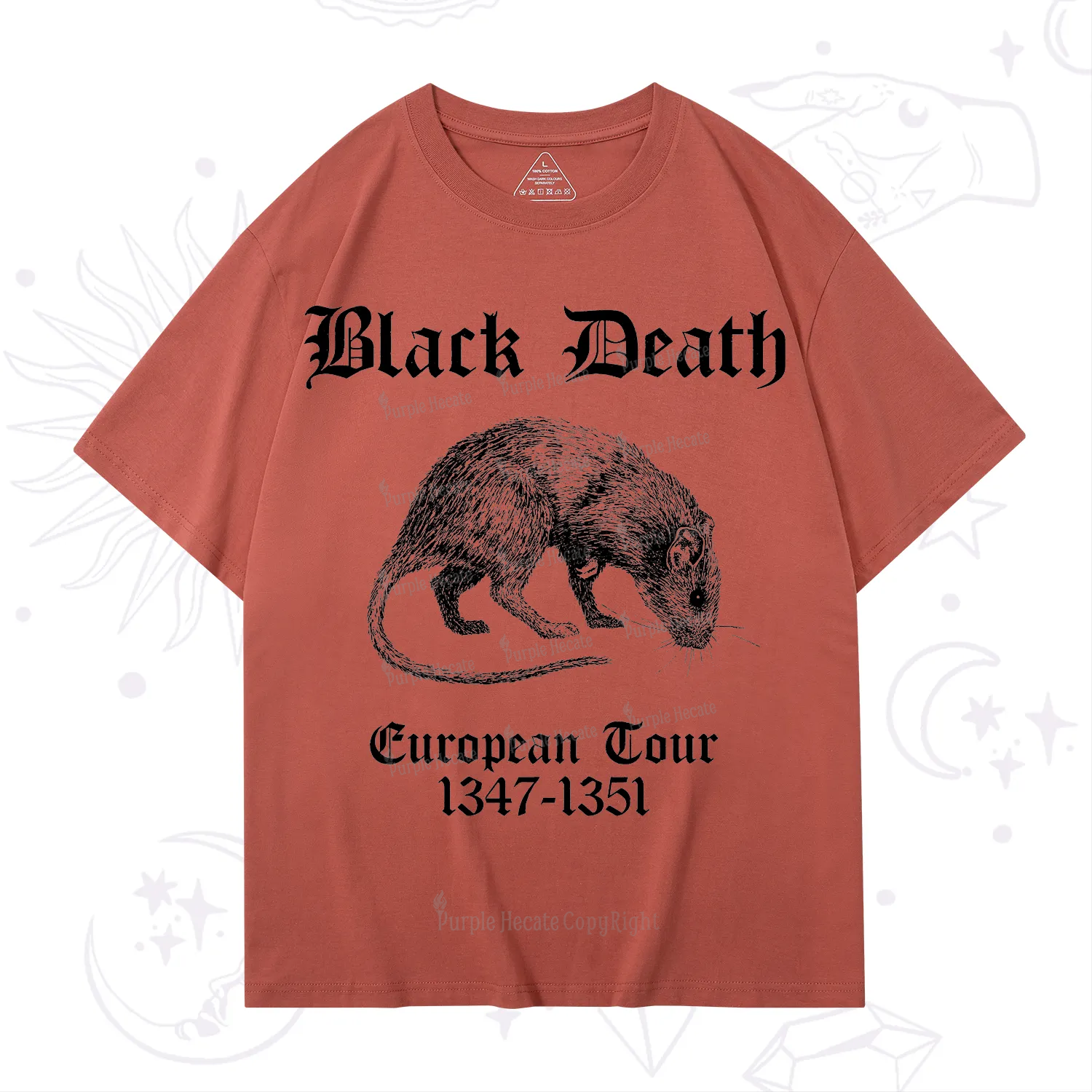 Purplehecate Black Death European Tour T-Shirt