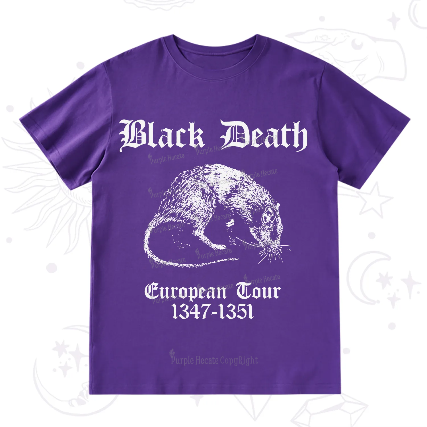 Purplehecate Black Death European Tour T-Shirt