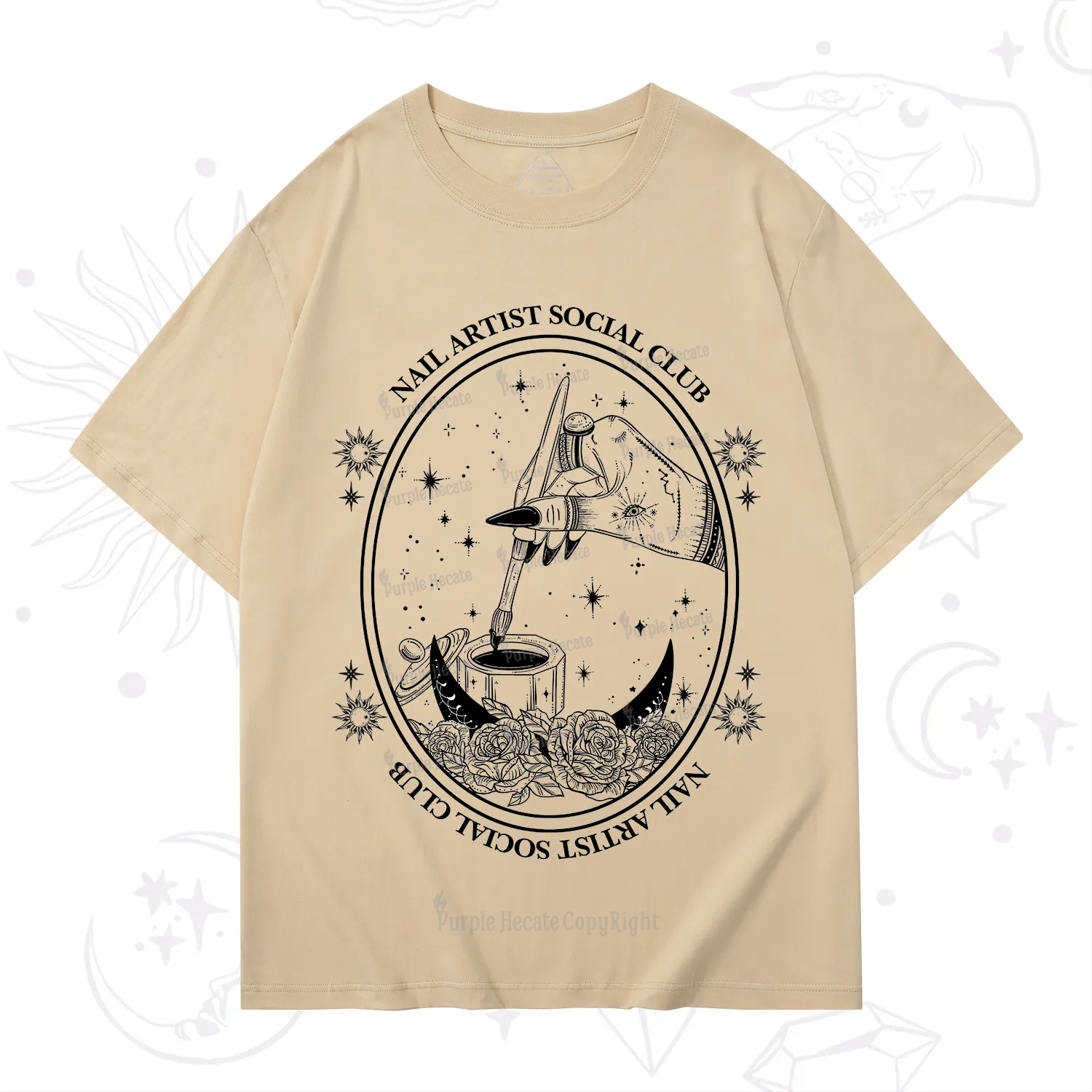 Purplehecate Nail Artist Social Club T-Shirt