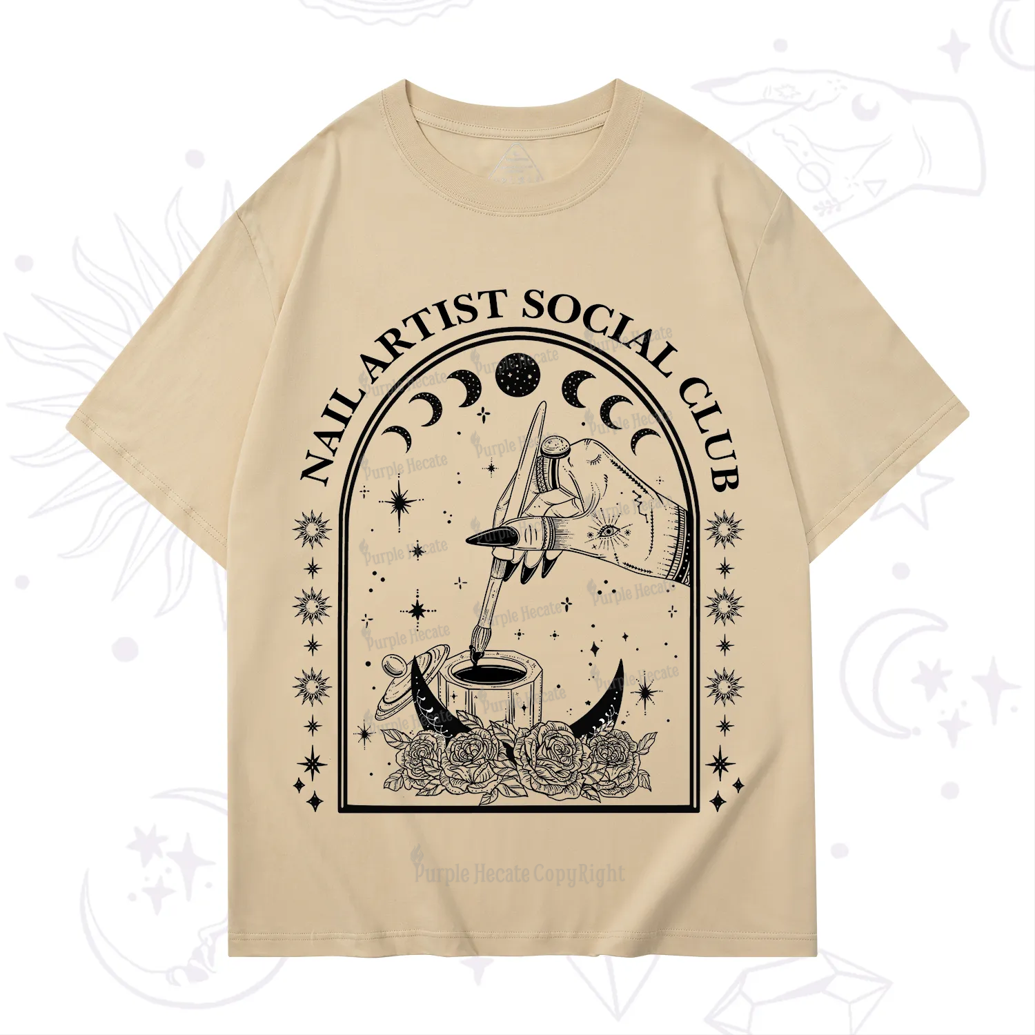 Purplehecate Nail Artist Club Collective T-Shirt