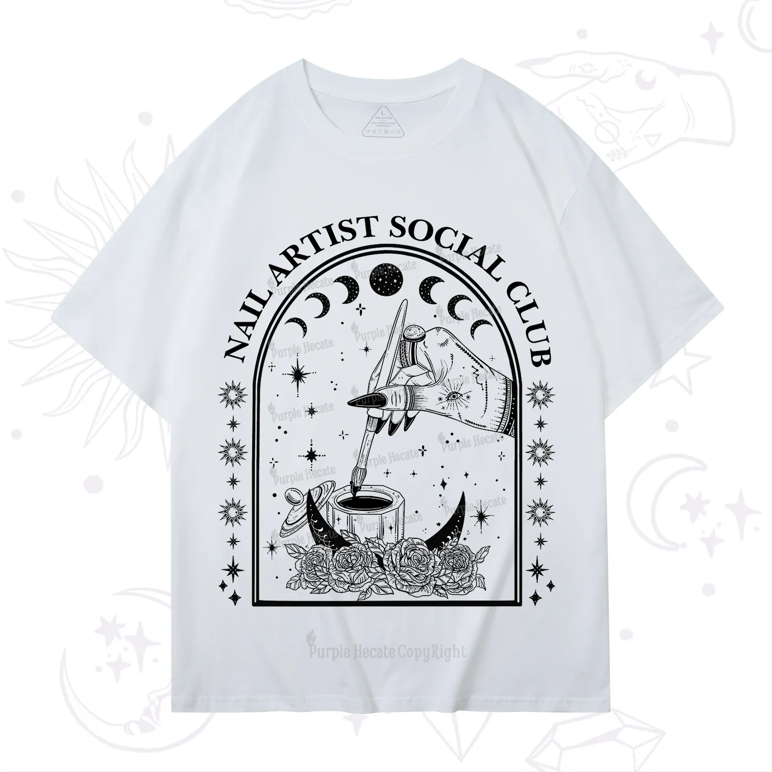 Purplehecate Nail Artist Club Collective T-Shirt
