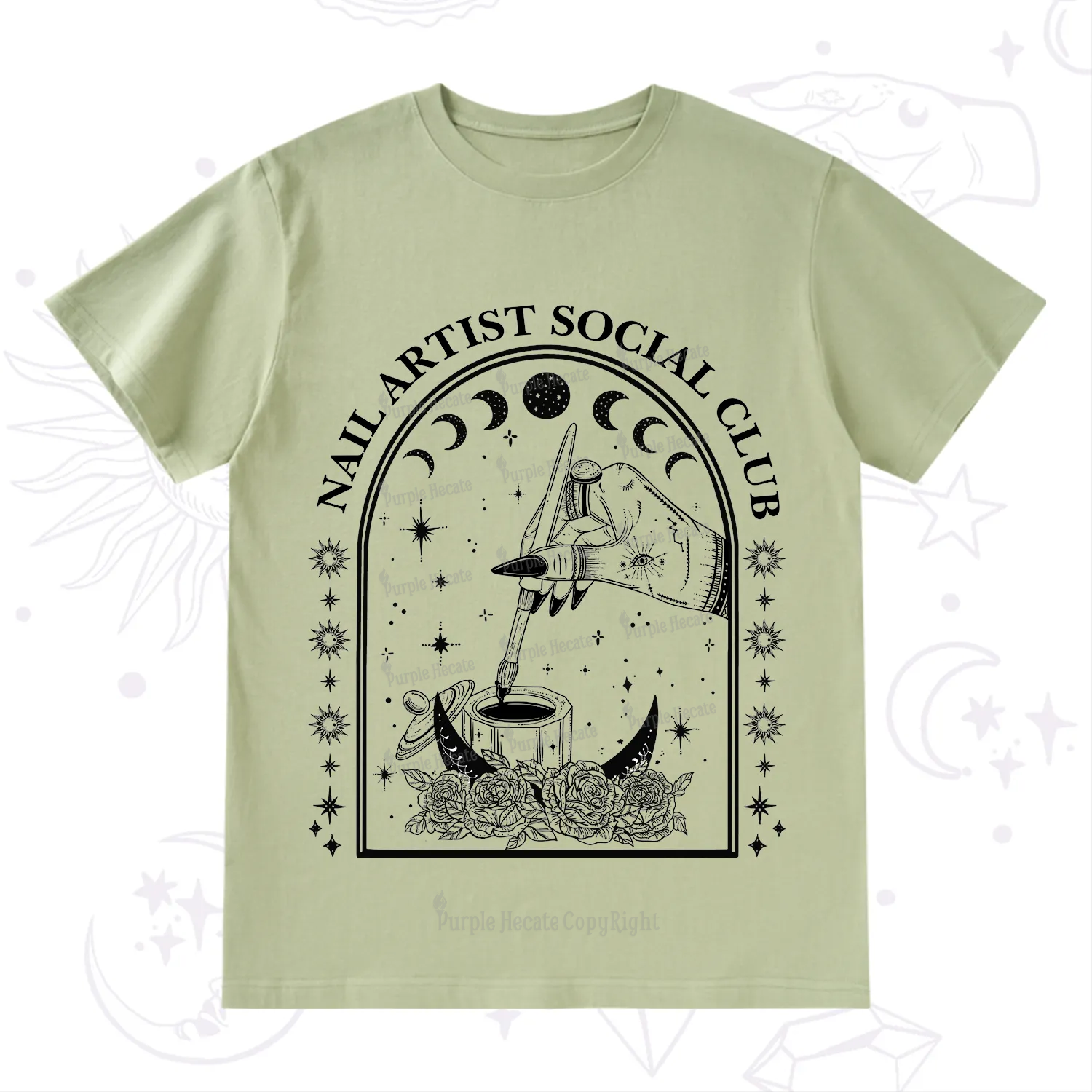 Purplehecate Nail Artist Club Collective T-Shirt