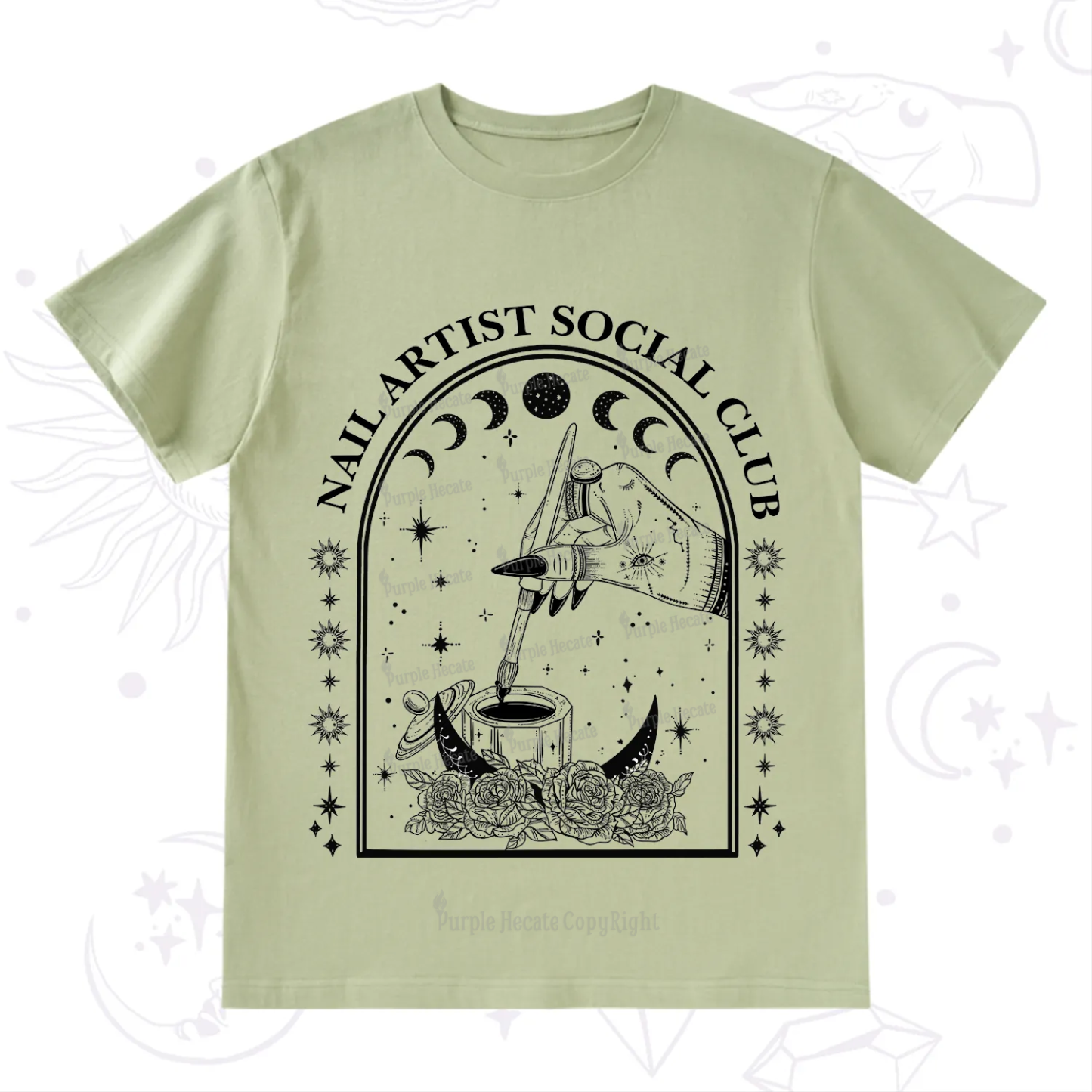 Purplehecate Nail Artist Club Collective T-Shirt