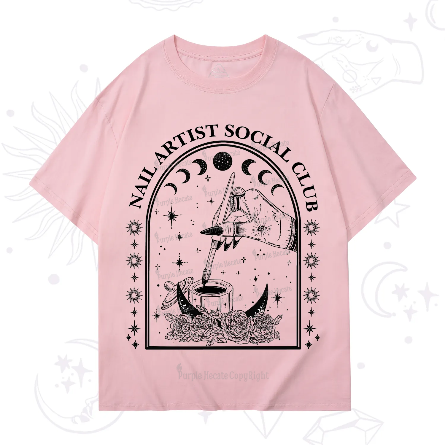 Purplehecate Nail Artist Club Collective T-Shirt